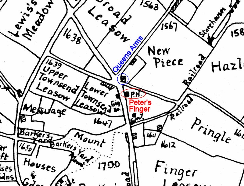 1840 map The Finger