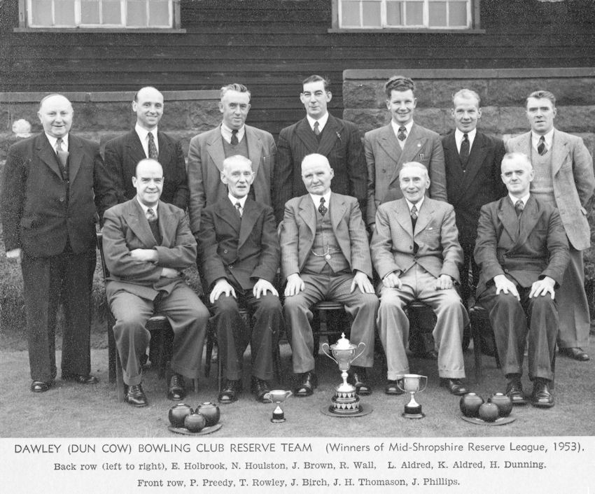 Dun Cow Bowling Club 1953